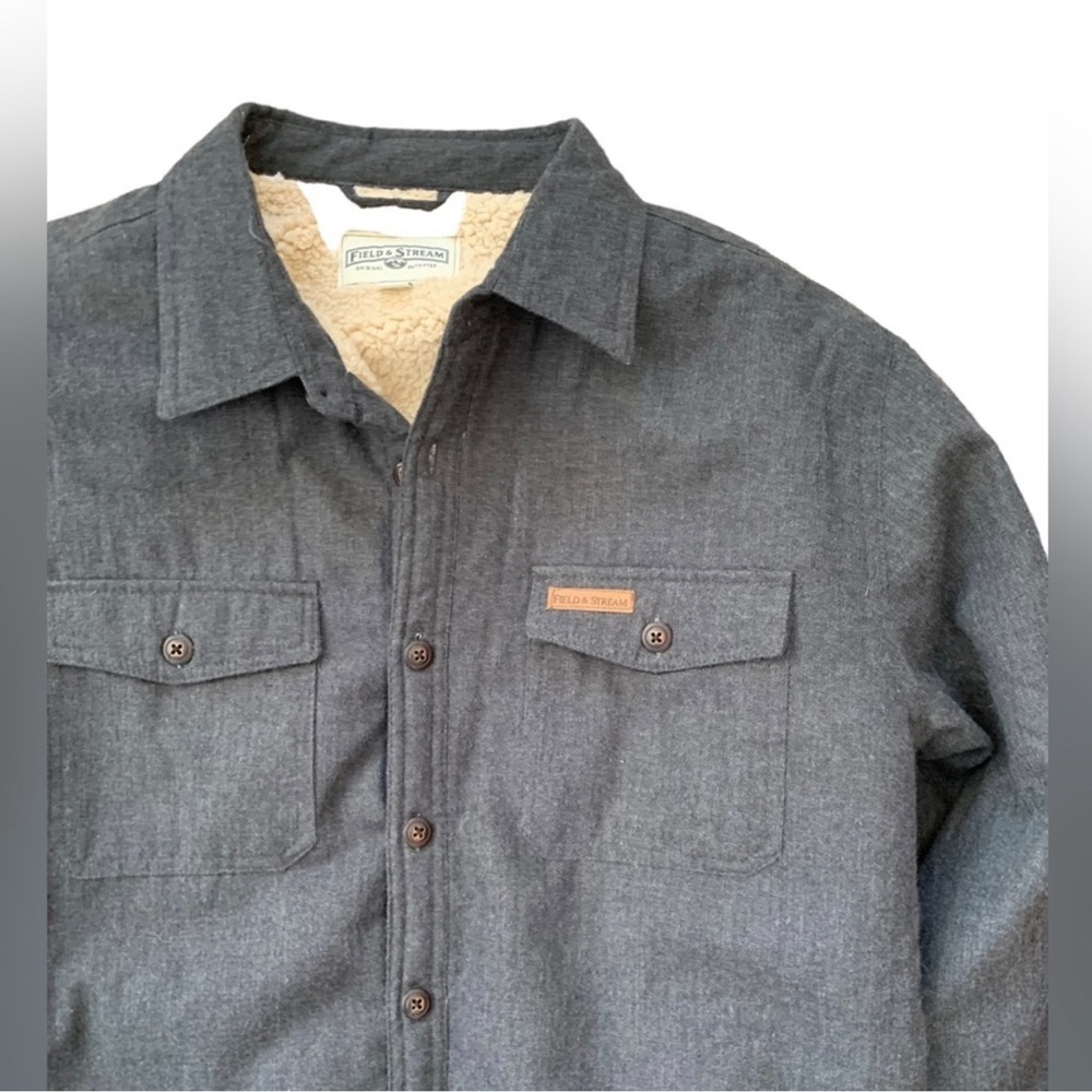 Field & Stream Button Down Flannel Sherpa Shirt J… - image 5